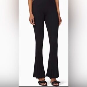 Sandro 'Ribbed' Black Flare Pants
